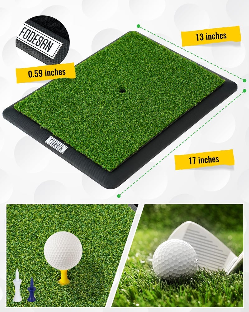 FODESAN Golf Hitting Mat – Practice Mat with Swing Path Feedback & Impact Detection – Indoor/Outdoor Use – Golf Swing Trainer for Home Training – Gift for Golfers, Beginners & Pros - Image 5